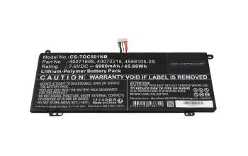 IPC-Computer battery compatible to Medion 40072215-2S with 45.6Wh