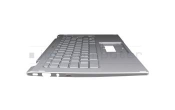 JYCZFBC original Acer keyboard DE (german) silver with backlight