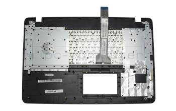 Keyboard (DE) black/black - without touchpad for Asus X751LDV