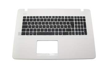 Keyboard (DE) black/white - without touchpad for Asus F751LD