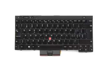 Keyboard CH (swiss) black/black matte with backlight and mouse-stick original suitable for Lenovo ThinkPad X230i Tablet