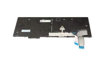 Keyboard CH (swiss) black/black with backlight and mouse-stick original suitable for Lenovo ThinkPad P16s Gen 2 (21HK/21HL)