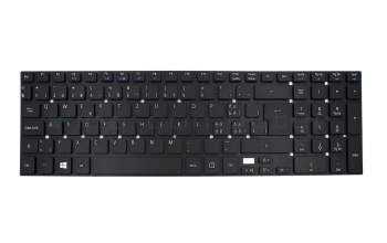 Keyboard CH (swiss) black original suitable for Acer Aspire V3-572G