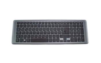 Keyboard DE (german) black/anthracite with chiclet original suitable for Acer TravelMate P2 (P273-M)