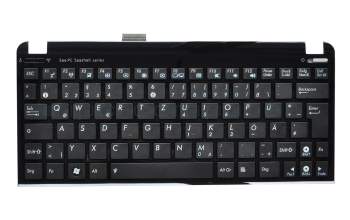 Keyboard DE (german) black/black glare original suitable for Asus Eee PC 1015PW