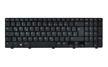 Keyboard DE (german) black/black glare original suitable for Dell Inspiron 15 (3521)
