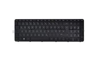 Keyboard DE (german) black/black glare suitable for HP Compaq 15-h200