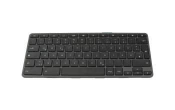 Keyboard DE (german) black/black matte original suitable for Acer Chromebook Spin 511 (R756T-TCO)