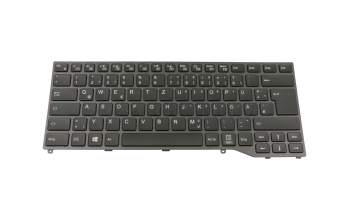 Keyboard DE (german) black/black matte original suitable for Fujitsu LifeBook U747