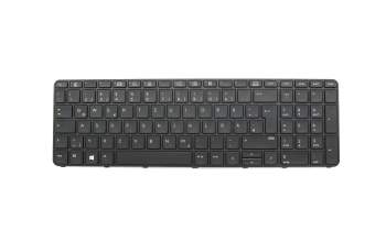 Keyboard DE (german) black/black matte original suitable for HP ProBook 470 G4