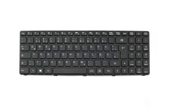 Keyboard DE (german) black/black matte original suitable for Lenovo IdeaPad 100-15IBD (80QQ)