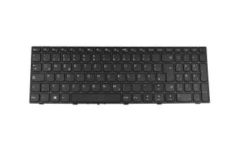 Keyboard DE (german) black/black matte original suitable for Lenovo IdeaPad 110-17ACL (80UM)