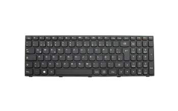 Keyboard DE (german) black/black matte suitable for Lenovo B71-80 (80RJ)
