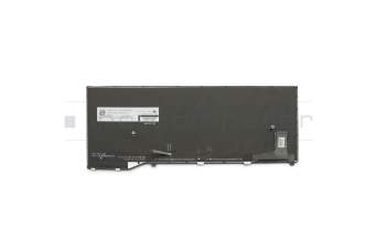 Keyboard DE (german) black/black matte with backlight original suitable for Fujitsu LifeBook E4411
