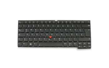 Keyboard DE (german) black/black matte with backlight original suitable for Lenovo ThinkPad T470s (20HF/20HG/20JS/20JT)