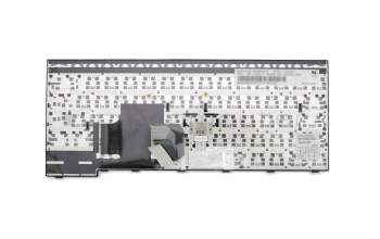 Keyboard DE (german) black/black matte with mouse-stick original suitable for Lenovo ThinkPad E470 (20H1/20H2)
