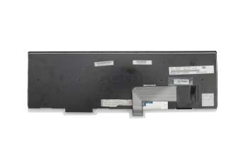 Keyboard DE (german) black/black matte with mouse-stick original suitable for Lenovo ThinkPad L570 (20J8/20J9)