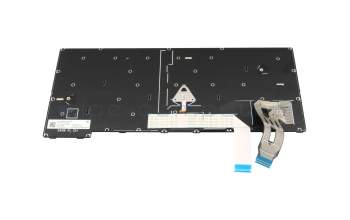 Keyboard DE (german) black/black matte with mouse-stick original suitable for Lenovo ThinkPad P14s Gen 6 (21RV)