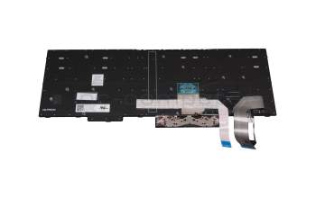 Keyboard DE (german) black/black matte with mouse-stick original suitable for Lenovo ThinkPad T15 Gen 1 (20S6/20S7)