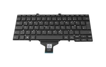 Keyboard DE (german) black/black original suitable for Dell Latitude 14 (5411)