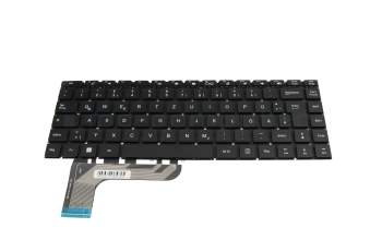 Keyboard DE (german) black/black suitable for Medion Akoya P15648 (M15CLN)