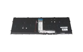 Keyboard DE (german) black/black with backlight RGB original suitable for Nexoc BJ5 30IO 22V1 (NJ51MU)