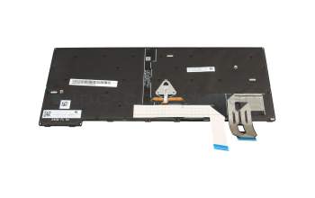 Keyboard DE (german) black/black with backlight and mouse-stick original suitable for Lenovo ThinkPad P14s G5 (21ME)