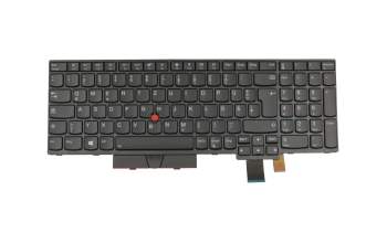Keyboard DE (german) black/black with backlight and mouse-stick original suitable for Lenovo ThinkPad P51s (20HB/20HC/20JY/20K0)