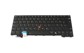 Keyboard DE (german) black/black with backlight and mouse-stick original suitable for Lenovo ThinkPad T14 Gen 6 (21QC)