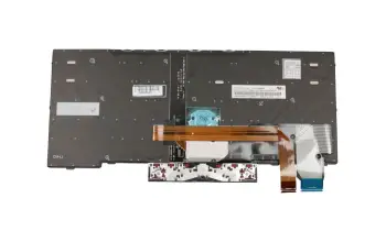 Keyboard DE (german) black/black with backlight and mouse-stick original suitable for Lenovo ThinkPad X390 (20SD/20SC)