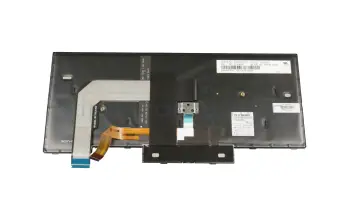 Keyboard DE (german) black/black with backlight and mouse-stick suitable for Lenovo ThinkPad A485 (20MU/20MV)