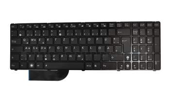 Keyboard DE (german) black/black with backlight original suitable for Asus ROG G73JH