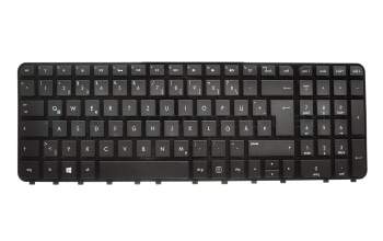 Keyboard DE (german) black/black with backlight original suitable for HP Envy m6-1100