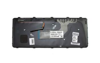 Keyboard DE (german) black/black with backlight original suitable for HP ProBook 430 G2