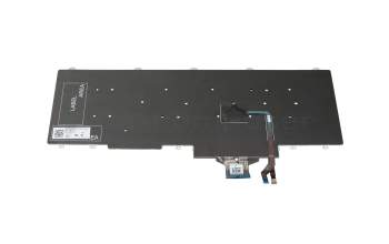 Keyboard DE (german) black/black with mouse-stick original suitable for Dell Precision 17 (7710)