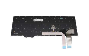 Keyboard DE (german) black/black with mouse-stick original suitable for Lenovo ThinkPad P16s Gen 1 (21BT/21BU)
