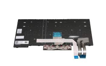 Keyboard DE (german) black/black with mouse-stick original suitable for Lenovo ThinkPad T14 (20S3/20S2)