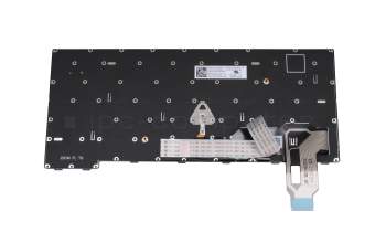 Keyboard DE (german) black/black with mouse-stick original suitable for Lenovo ThinkPad T14 Gen 3 (21CF/21CG)