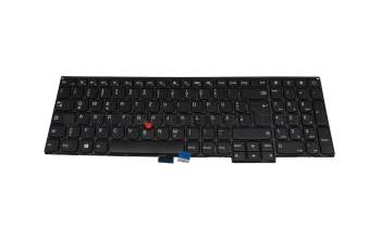 Keyboard DE (german) black/black with mouse-stick original suitable for Lenovo ThinkPad T540p (20BF/20BE)