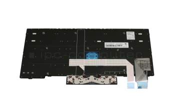 Keyboard DE (german) black/black with mouse-stick original suitable for Lenovo ThinkPad X280 (20KF/20KE)