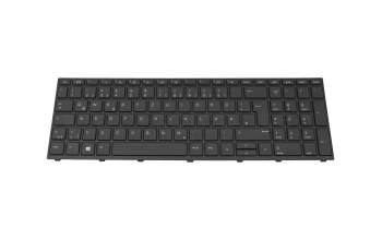 Keyboard DE (german) black/black with numpad original suitable for HP ProBook 450 G5