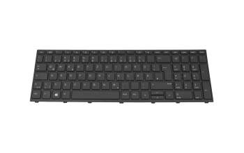 Keyboard DE (german) black/black with numpad suitable for HP ProBook 450 G5