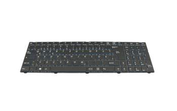 Keyboard DE (german) black/blue/black matte original suitable for Medion Erazer P7651 (D17KRR)