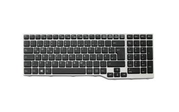 Keyboard DE (german) black/grey original suitable for Fujitsu LifeBook E753