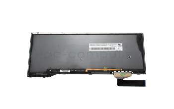 Keyboard DE (german) black/grey with backlight original suitable for Fujitsu LifeBook E743 (M55A1DE)