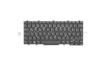 Keyboard DE (german) black original suitable for Dell Latitude 14 (7480)
