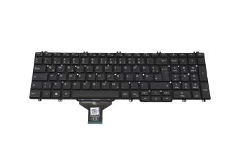 Keyboard DE (german) black original suitable for Dell Latitude 15 (5501)