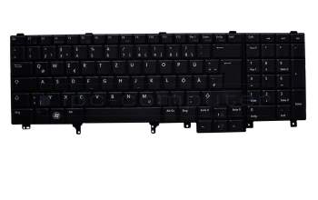 Keyboard DE (german) black original suitable for Dell Latitude 15 (E5530) (DDR3)