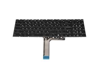 Keyboard DE (german) black original suitable for MSI GE63 Raider 9SF (MS-16P7)