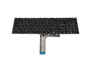 Keyboard DE (german) black original suitable for MSI GP65 Leopard 10SDR/10SDK (MS-16U7)